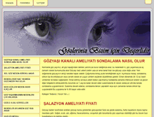 Tablet Screenshot of gozyasarmasi.com